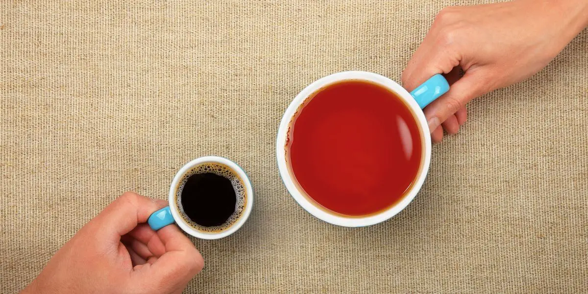 Which has more caffeine coffee or tea?