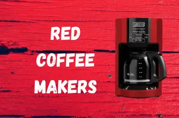 Charming Red Coffee Makers that Make Your Kitchen Pop