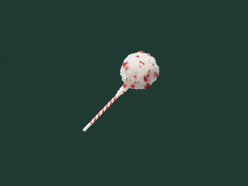 Peppermint Brownie Cake Pop